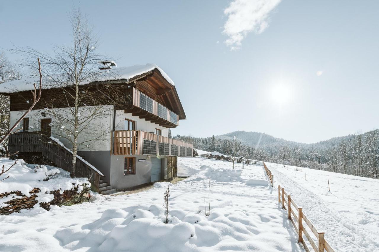 Mirnockahoi - Familienfreundliches Ferienhaus Fuer 4 Erwachsene, Maritimes Bergerlebnis, Panoramablick Von Terrasse Und Balkon, Carinthia, Millstaettersee Ferndorf Dış mekan fotoğraf